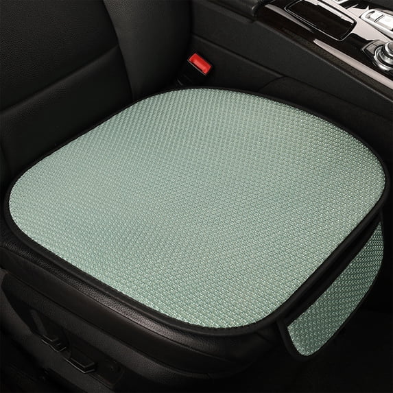 DAMAI Linen Car Seat Covers Front Seat Covers,Universal Waterproof Breathable Linen Woven Seat Cushions with Storage Pocket,Anti-Slip Car Seat Protector Universal Fit for 98% Cars SUV Trucks