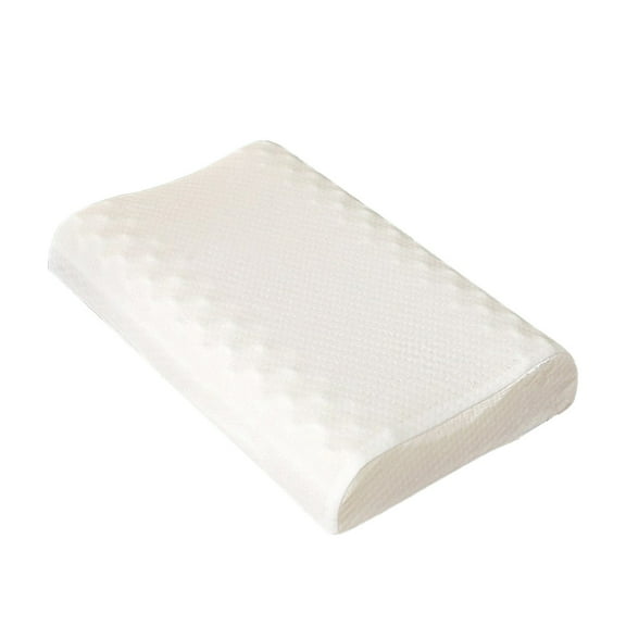 DAMAI Memory Foam Contour Pillow,Cervical Pillow Cervical Indentation Sleep Pillow,Head, Neck, and Shoulder Alignment, Side and Back Sleepers, Medium Support(M)