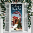 thumbnail image 1 of DAMAI Merry Christmas Door Cover,71" x 35" Front Door Backdrop Banner Merry Christmas Hanging Cover,Xmas Door Hanging Covers Photo Booth Props for Winter Party Decorations Supplies, 1 of 7