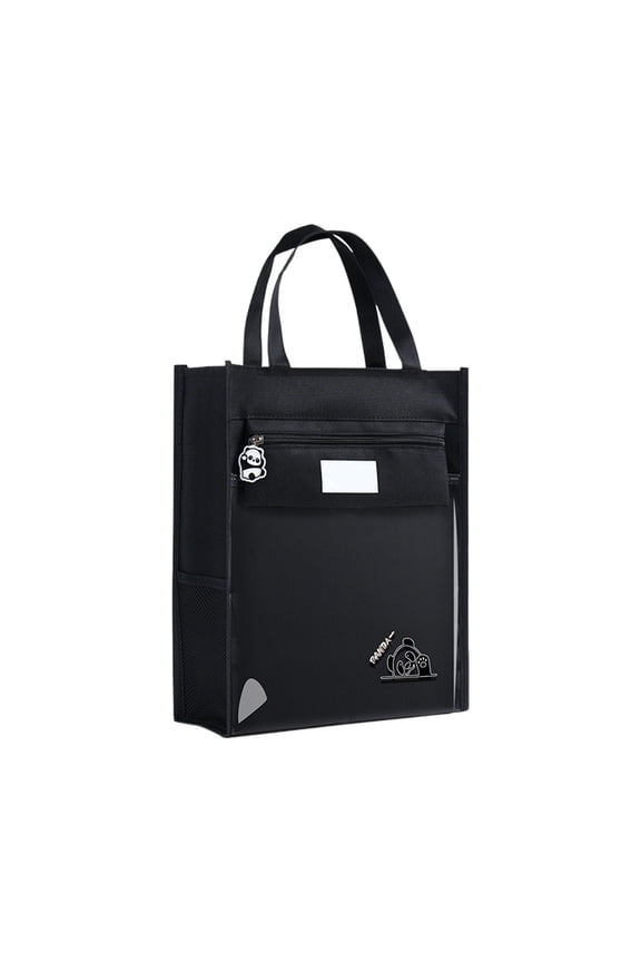 Mesh Panda Zipper Pouch Bags with Handles,Craft Organizer Tote Bag with Label Pocket, Storage Bags Leak Proof Homework And Stationery Storage Bags Suitable For Travel And Fitness Necessity