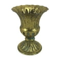 thumbnail image 1 of DAMAI Minimalist Vase Vintage Metal Flowerpot, Vintage European Style Roman Column Planter, Flower Arrangement Vase for Weddings Events Lightweight Display Potted Vase with Cast Iron Base, 1 of 6