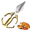 thumbnail image 1 of DAMAI Multifunctional Heavy-Duty Kitchen Shears,2 In 1 Ergonomic Kitchen Poultry Shears,Culinary Shears for Chicken,Meat,Seafood,Bone Cutting,Cooking Accessories, 1 of 9