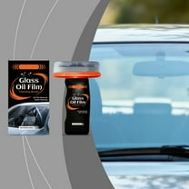 DAMAI Oil Film Remover for Car Windshields and Windows, 100ml Roll-On Glass Compound with Cleaning Board, Removes Oil Film & Smudges, Improve Windshield Clarity for Safe Driving