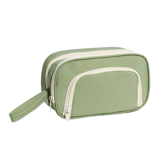 DAMAI Pencil Pouch Large Capacity Pencil Case Organizer,Multifunctional Pencil Pouch with 3 Compartmens,Office Stationery Extra Large Capacity Marker Pens Organizer Bags Travel Makeup Bag