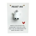 thumbnail image 1 of DAMAI Penguins Pocket Hug Token, Mini Cute Penguins Pocket Hug Decoration with Greeting Cards,Thinking of You Gifts, Adorable Encouragement Greeting Card with Penguins Ornaments, 1 of 6