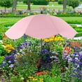 thumbnail image 1 of DAMAI Plant Umbrellas for Outdoor Plants,50.4" Higher 26" Wide Detachable Garden Plant Umbrella Shade for Plants Patio Flowers, Black, 1 of 5