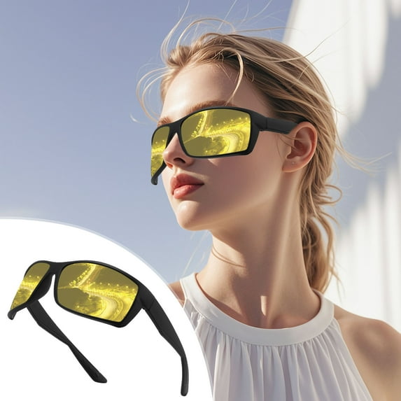 DAMAI Polarized Sports Sunglasses,Vintage Sunglasses,Women Driving Fishing Sun Glasses UV400 Eyewear,Polarized Reading Sun Glasses for Women