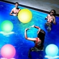 thumbnail image 1 of DAMAI Pool Toys - 16" Light Up Beach Ball,Solar Swimming Pool Light RGB Color Changing Waterproof Outdoor Decorations,LED Ball for Swimming Pool,Patio,Garden,Lawn,Beach,Party, 1 of 9