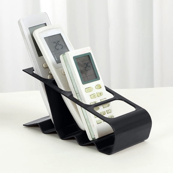 DAMAI Remote Control Holder, 4 Compartments TV Remoter Caddy Desktop Organizer Holder Storage Fits TV Remotes, Media Controllers, Office Supplies