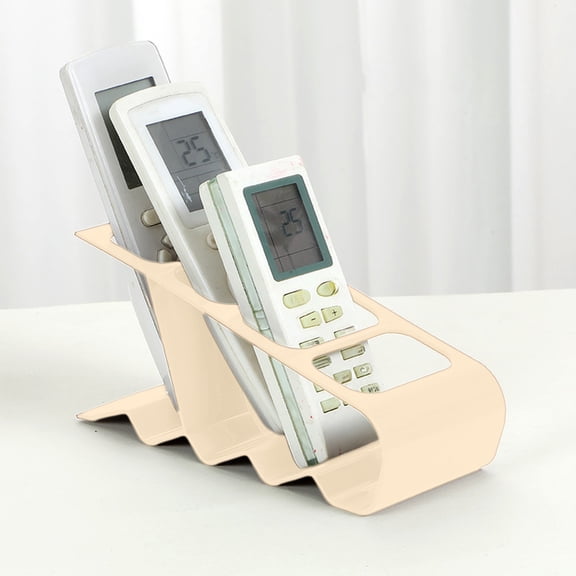 DAMAI Remote Control Holder, 4 Compartments TV Remoter Caddy Desktop Organizer Holder Storage Fits TV Remotes, Media Controllers, Office Supplies