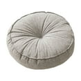 thumbnail image 1 of DAMAI Round Floor Pillow, Memory Foam Floor Cushions for Adults,Large Round Meditation Pillow for Tea Home Couch Chair Bed Car, 17 x 17 Inches (Gray), 1 of 7