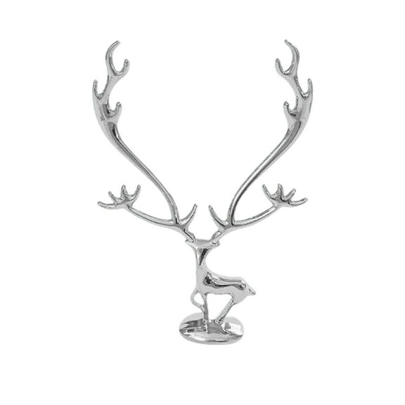 DAMAI Silver-Plated Deer Ornament - Electroplated Gold Deer Wine Cabinet Ornaments, Home Living Room TV Cabinet Decoration for Gift Ideas, Holiday Displays, and Office Decor