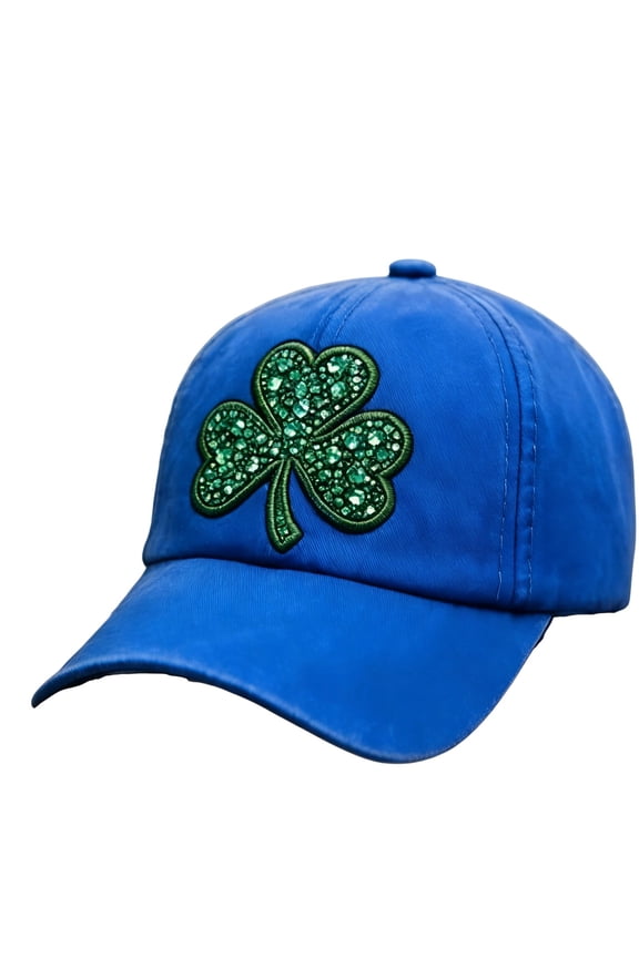 Soft Baseball Hat Embroidered Dad Hat Four Leaf Clover Ireland Irish St Patrick's Men & Ladies Baseball Cap
