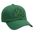 thumbnail image 1 of DAMAI Soft Baseball Hat Embroidered Dad Hat Four Leaf Clover Ireland Irish St Patrick's Men & Ladies Baseball Cap, 1 of 7