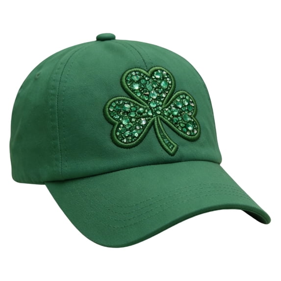 DAMAI Soft Baseball Hat Embroidered Dad Hat Four Leaf Clover Ireland Irish St Patrick's Men & Ladies Baseball Cap