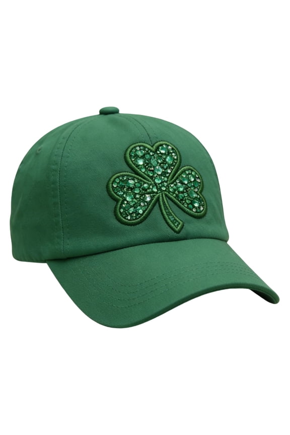 Soft Baseball Hat Embroidered Dad Hat Four Leaf Clover Ireland Irish St Patrick's Men & Ladies Baseball Cap