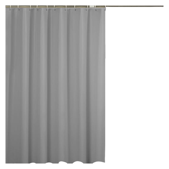 DAMAI Solid Color Fabric Shower Curtain,Cloth Shower Curtain Heavy Duty,Bathroom Shower Curtains Hotel Quality,Soft Cloth Shower Curtain, 72 x 78 Inches(Gray)