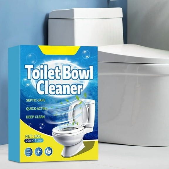 DAMAI Splash Toilet Cleaner, Foam Toilet Cleaner, Powerful Refresh Foaming for Toilet Bowl Cleaning(1 Box,6 bags)