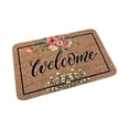 thumbnail image 1 of DAMAI Spring Flower Coir Welcome Mat Outdoor, Non Slip Durable Doormat with Daisy Flower Design, Front Door Mat for Entrance Home Porch Entryway Spring Summer Decor Housewarming Gift, 1 of 8