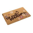 thumbnail image 1 of DAMAI Spring Flower Coir Welcome Mat Outdoor, Non Slip Durable Doormat with Daisy Flower Design, Front Door Mat for Entrance Home Porch Entryway Spring Summer Decor Housewarming Gift, 1 of 8