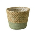 thumbnail image 1 of DAMAI Straw Weaving Flower Plant Basket,Decorative Straw Woven Flower Basket Indoor Plant Holder for Home Compact Design for Room Office for Dried Flowers, 1 of 7