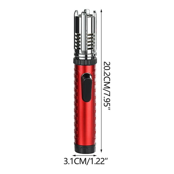 DAMAI Torch Lighter Outdoor Windproof Straight Flamelighter, Plasma Lighter, Outdoor Windproof Torch for Candles Campfires BBQ Baking, Camping, Gift