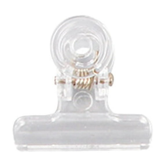 DAMAI Transparent Acrylic Clips,Plastic Chip Bag Clips,Perfect for Food Bags File Photo Art Crafts,for Kitchen Office(1Pcs,S)