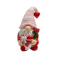 thumbnail image 1 of DAMAI Valentine's Day Gnomes Decorations Valentine's Day Resin Gnome Figurines with Flower Gift Box Gnome Figurines Table Decor for Home Kitchen Party Shelf, 1 of 9