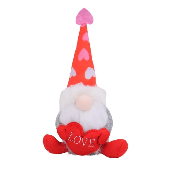 DAMAI Valentine's Day Gnomes Plush Decor, Mr & Mrs Couple Plush Dolls Gifts for Her,Love Theme Valentine Dwarf Ornaments