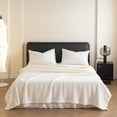 thumbnail image 1 of DAMAI Waffle Weave Blanket Queen Size, Soft Lightweight Breathable Cozy Summer Blankets for Bed,Soft and Luxury for Bed Couch and Sofa,79"x59", Beige, 1 of 7