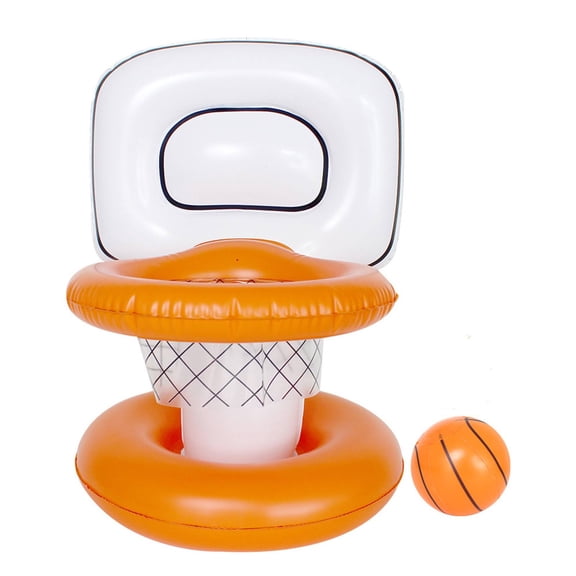 DAMAI Water Floating Basketball Hoop, Classic Swimming Pool Basketball Game, Outdoor Pool Float Basketball Toss Game for Inground Pool Above Ground Pool & Pool Deck Party Entertainment
