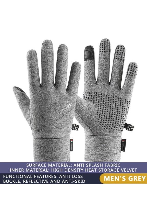 Waterproof Winter Ski Gloves Thermal, Thinsulate Thick Warm Gloves, Windproof Touch Screen Snow Gloves, Snow Warm Cycling Gloves Cold Weather, Driving Biking Running