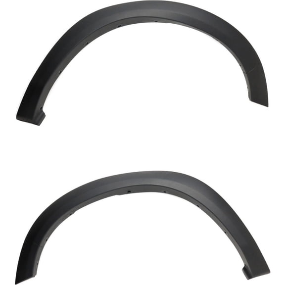 DAMAIJOY 1 Pair Wheel Protector Flare Front Left Driver Right Passenger Textured Thermoplastic Bolt-on Style for Dodge for Ram 1500 2009-2010,for Ram 1500 2011-2018 & Classic 2019-2022 Plastic