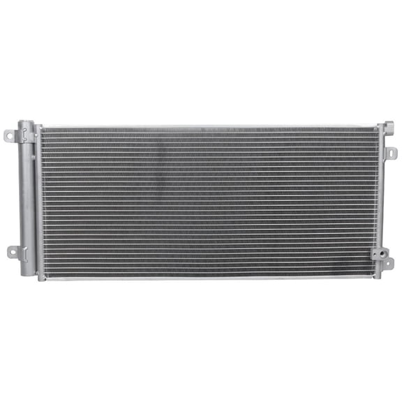 DAMAIJOY 1pc A/C Air Conditioning AC Air Conditioning Condenser Front Side Parallel Flow Aluminum Silver 2/4 Door for Honda for Civic 1.5L 2016-2019 27.25In-Core Height 0.61In-Inlet Size