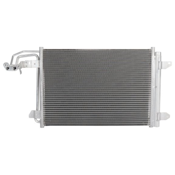 DAMAIJOY 1pc A/C Air Conditioning AC Condenser Front Side Parallel Flow Aluminum Silver for Rabbit for Jetta for Golf for GTI for Eos for TT Quattro for TT for A3 Quattro for A3 for R32