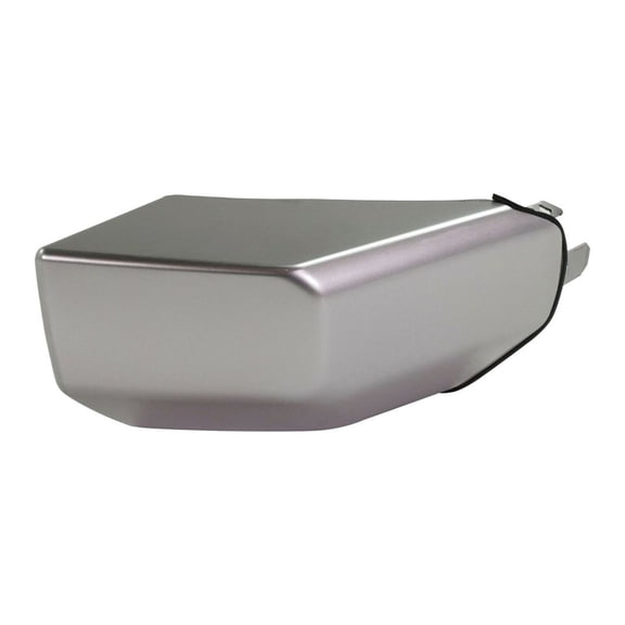 DAMAIJOY 1pc Bumper Face Bar End Cap Cover Extension Front Right Passenger Side Plastic Silver Painted for Toyota for FJ Cruiser Base 2007-2014 TO1005174 5242235030