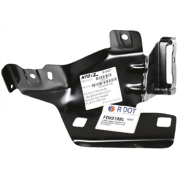 DAMAIJOY 1pc Bumper Retainer Bracket Front Left Driver Upper Side Steel for Ford for F150 FX4/Lariat/STX/XL/XLT 04-08 & 05-08 & FX2 07-08,for Lincoln for Mark LT Base 06-08