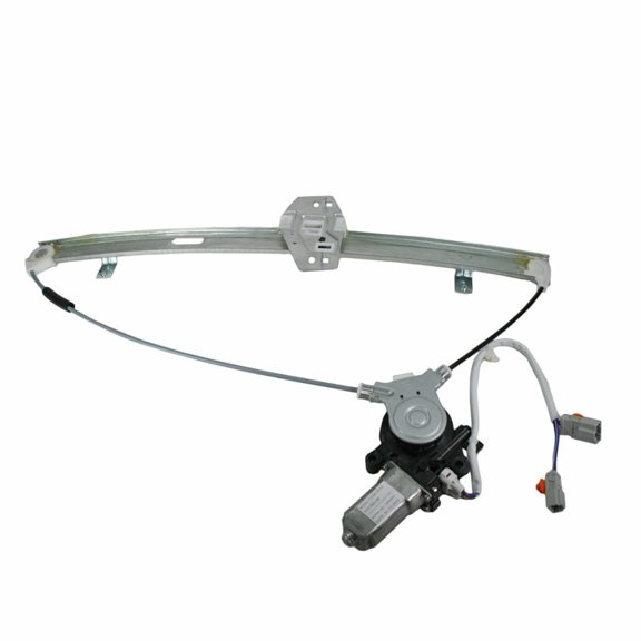 DAMAIJOY 1pc Car Window Regulator Front Left Driver Side Power Motor for Honda for Odyssey 3.5L 2003-2004 Galvanized Steel-Frame Material 8pc 15.75 in-Wiring Harness Length 125-58990L