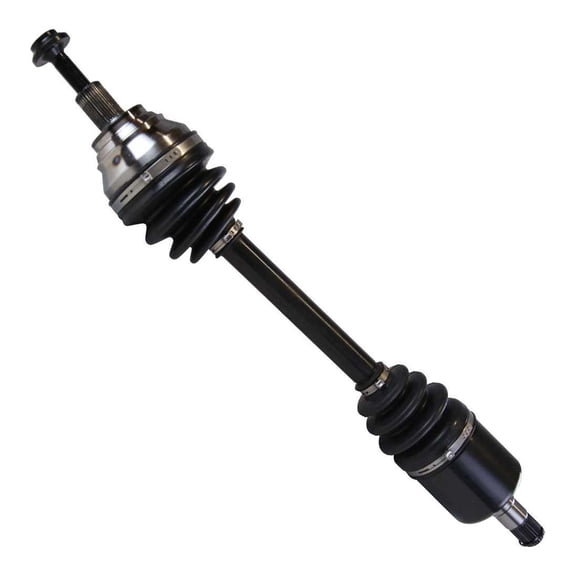 DAMAIJOY 1pc Complete CV Joint Axle Shaft Front Left Driver Side Black Coating FWD Automatic Manual Transmission for VW for Golf for Jetta for Passat for Passat CC for Rabbit 31.4 in-Depth