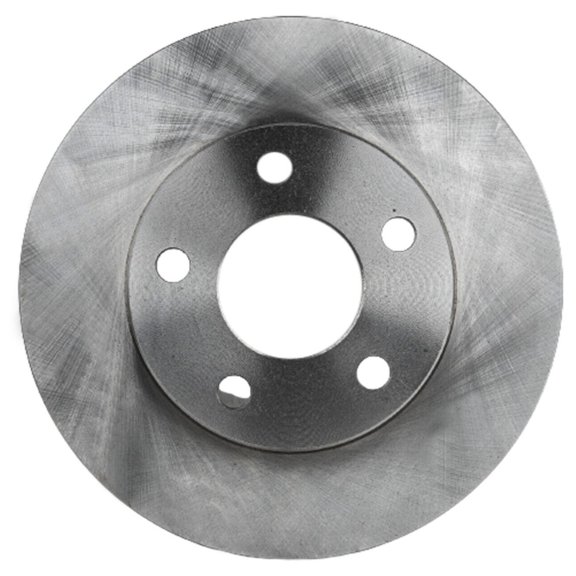 DAMAIJOY 1pc Disc Brake Rotor Front Left Driver or Right Passenger Side Plain Cast Iron Solid for Alero 99-04 for Classic 04-05 for Cutlass 97-99 for Grand Am 99-05 for Malibu 97-03