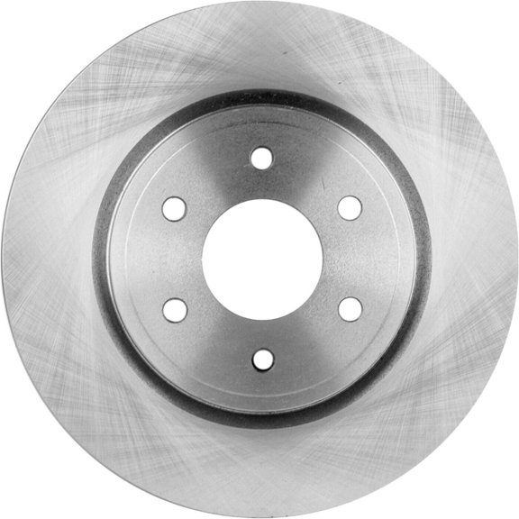 DAMAIJOY 1pc Disc Brake Rotor Front Left Driver or Right Passenger Side Silver Cast Iron Solid 4 Wheel Drive for Nissan for Frontier for Pathfinder for Xterra,for Suzuki for Equator