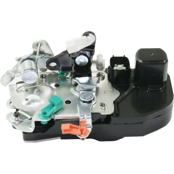 DAMAIJOY 1pc Door Lock Integrated Latch and Actuator Assembly Front Driver Left Side 4 Prong Blade Male Terminal and 1 Female Connector for Dodge,for Chrysler 4717803AA 15091275