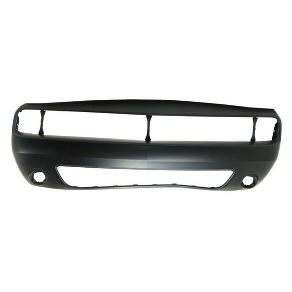 DAMAIJOY 1pc Front Primed Plastic Bumper Cover Facial w/o Park Assist Sensor Cut-out for Dodge for Challenger 2015-2020 14407370