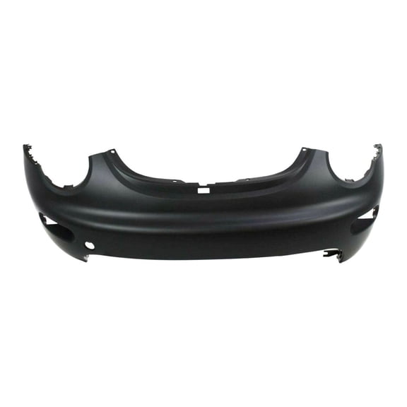 DAMAIJOY 1pc Front Primed Plastic Bumper Cover W/ Fog Lamp Holes for VW for Beetle 1999-2005