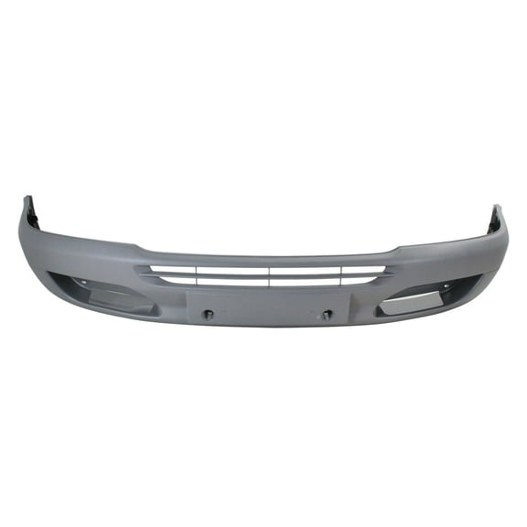 DAMAIJOY 1pc Front Textured ABS Plastic Chrome Bumper Cover License Plate Cut-out for Dodge for Sprinter 2500 2003-2006 for Sprinter 3500 2005 with Fog Light Holes 5132494AA CH1000447