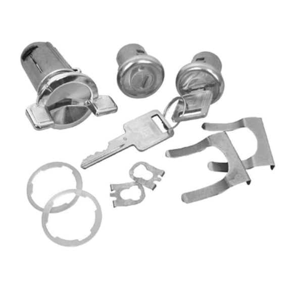 DAMAIJOY 1pc Ignition Door Lock Kit with Square Head Key for Chevy for El Camino 1969-1978 for Nova 1969-1978 CALS69-1