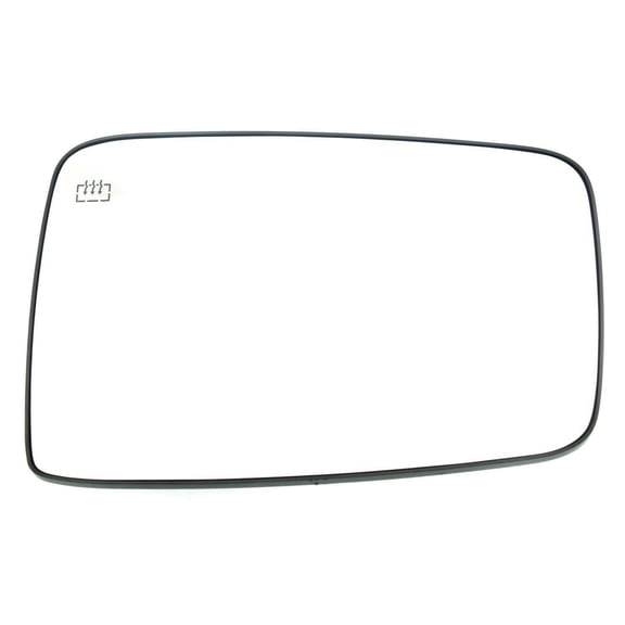 DAMAIJOY 1pc Left Driver Side Heated Exterior Rear View Mirror Glass Without Trun Signal Truck for Dodge for Ram 1500/2500 2010,for Ram 1500 2011-2018 & Classic 2019-2021 2500 2011-2016