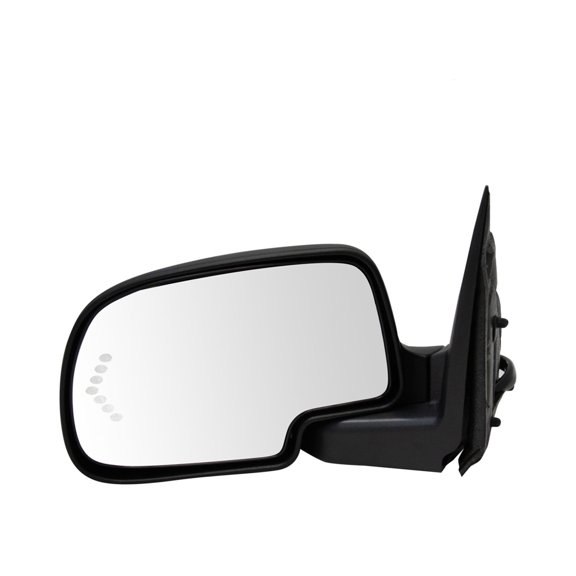 DAMAIJOY 1pc Left Driver Side Paint to Match Power Heated Operate Exterior Door Rear View Mirror Turn Signal Memory Ptm Plastic for GMC,for Chevy,for Cadillac Powered-Fold Away Mechanism