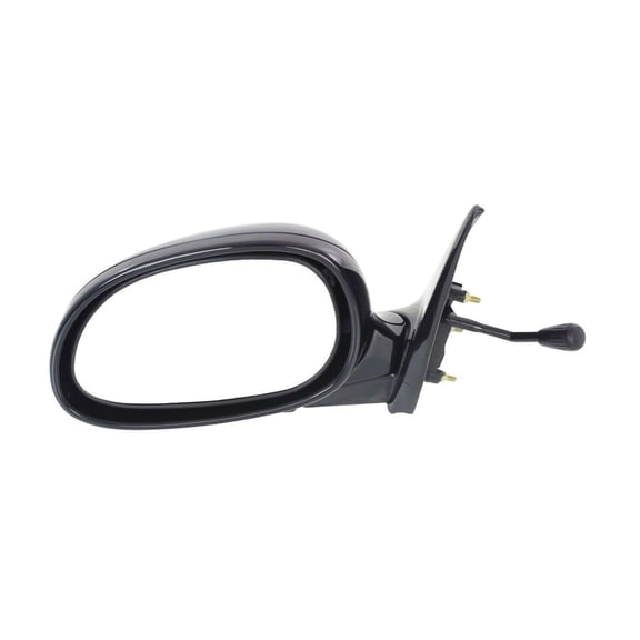 DAMAIJOY 1pc Left Driver Side Paintable Manual Exterior Door Rear View Mirror for Honda for Civic DX/EX 93-95 Without Auto-Dimming Non-Heated 955141 76250SR3A05