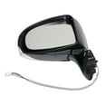 thumbnail image 1 of DAMAIJOY 1pc Left Driver Side Paintable Power Heated Operate Manual Folding Exterior Door Rear View Mirror with Signal Light for Toyota for Prius 2015 Without Auto-Dimming TY108EL-S 8794047500, 1 of 7
